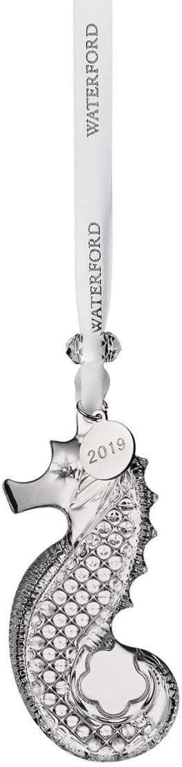 Waterford 2019 Seahorse Crystal Christmas Tree Ornament