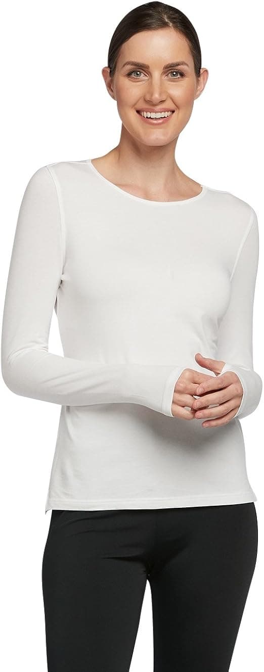 Solbari UPF 50+ Women's Sun Protection Long Sleeve T-Shirt - UV Protection, Sun Protective