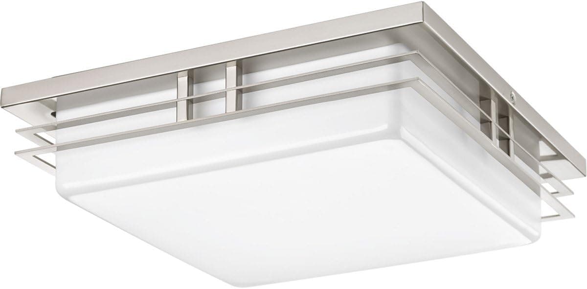 Progress Lighting P3448-0930K9 Helm LED Close-to-Ceiling, 14", Nickel