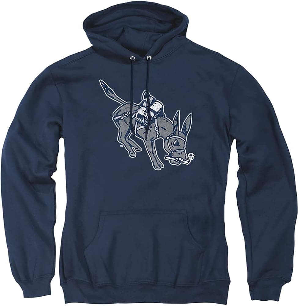 Colorado School of Mines Official Distressed Primary Unisex Adult Pull-Over Hoodie