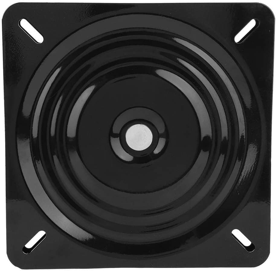 Fdit 10" Bar Stool Swivel Plate Replacement Swivel Ring Base for Recliner Rocker Chair Boat Seat with 360° Ball Turntable Bearings