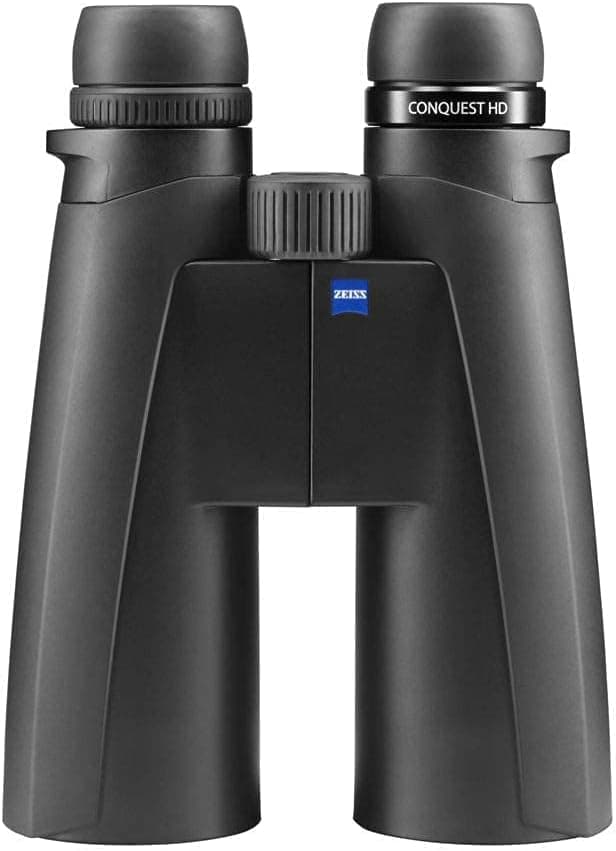 ZEISS Conquest HD Binoculars Compact with LotuTec T* HD Waterproof Coated Glass for Optimal Clarity in All Weather Conditions for Bird Watching, Hunting, Sightseeing, Black