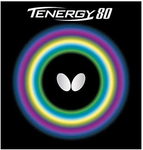 Butterfly table tennis rubber Tenergy 80, 2.1 mm, black