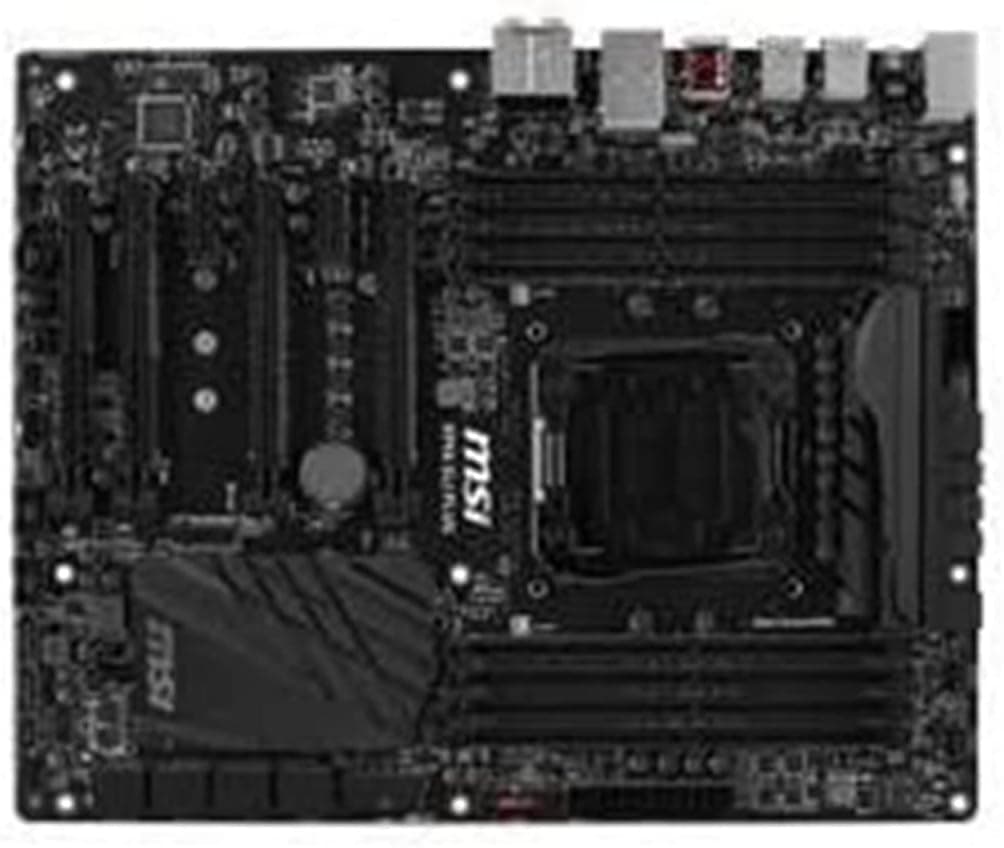 MSI Motherboard X99A SLI Plus Haswell-E Core i7 LGA2011 DDR4 64GB PCI-Express SATA USB ATX Electronic Consumer Electronics