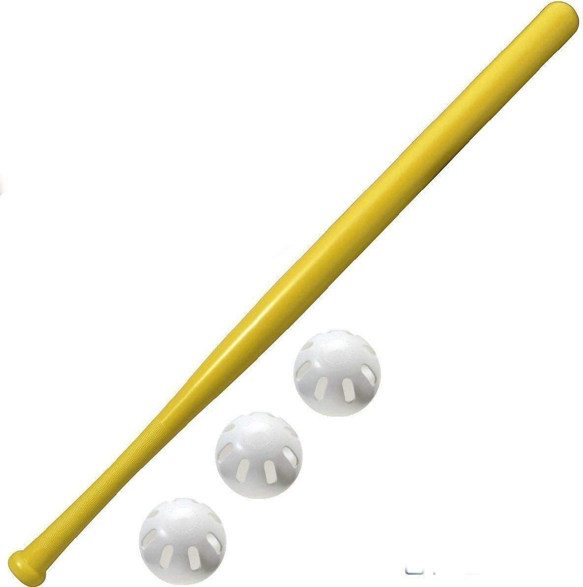 Wiffle 32' Bat and 3 Baseball Set Bundle