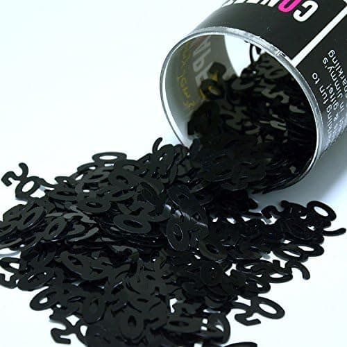 Confetti Number 50 Black - Retail Pack #7501 QS0