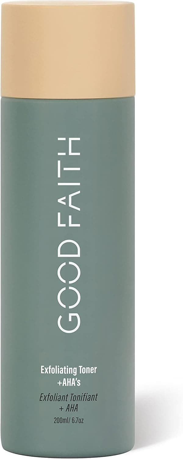 Good Faith - Exfoliating Toner with AHAs - 6.7 fl. oz - Balancing & Hydrating Face Toner with Niacinamide - Helps Smooth Skin - Vegan - Cruelty Free