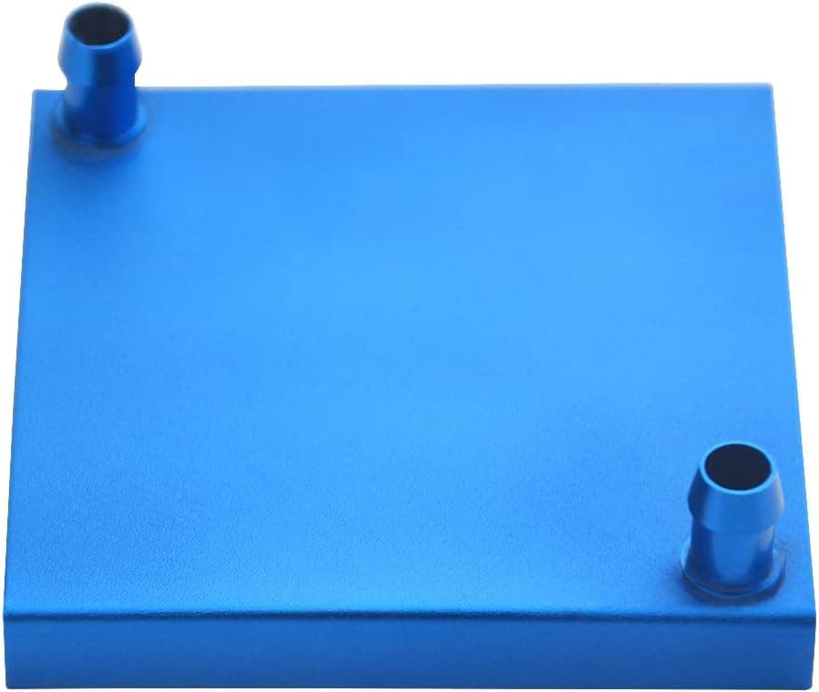 BXQINLENX Aluminum Water Cooling Block for CPU Graphics Radiator Heatsink 81x 81X11mm Blue
