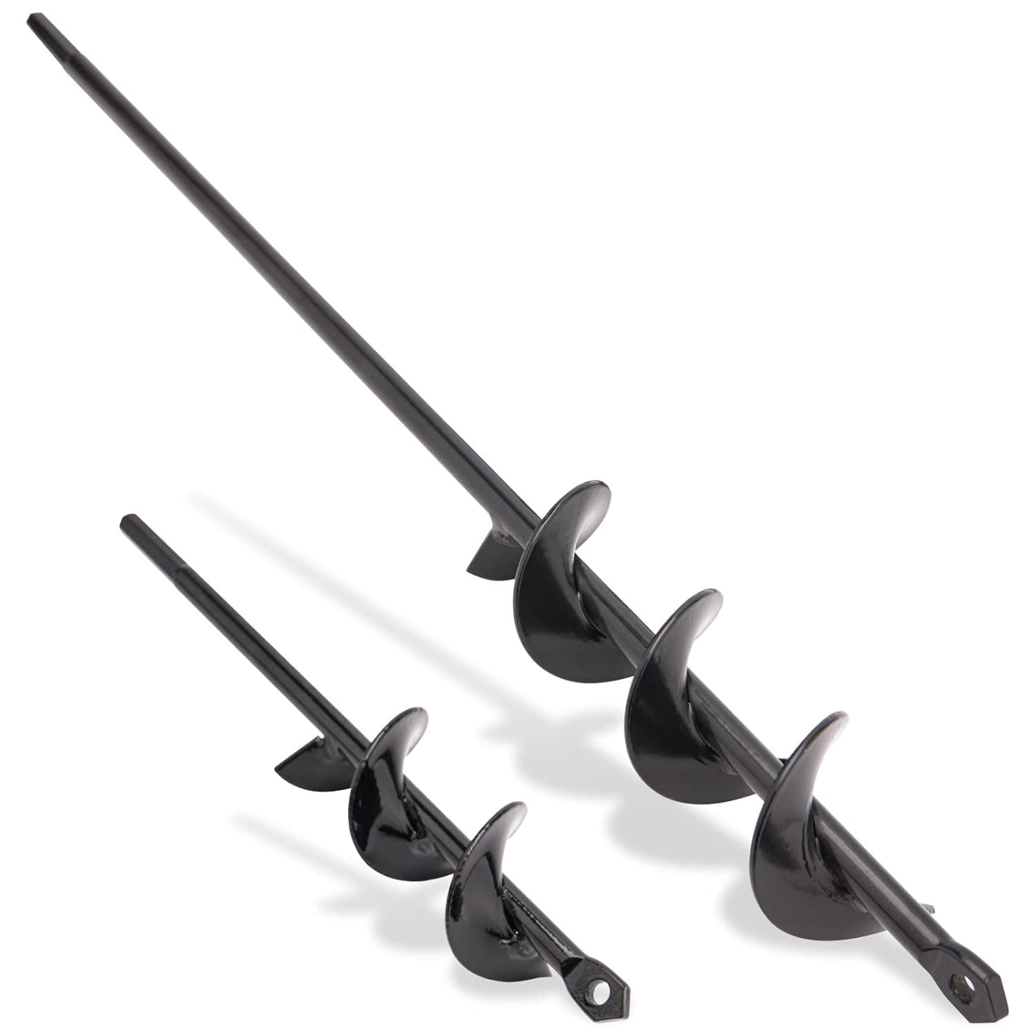 Auger Drill Bit for Planting – 1.6 x 9 Inch & 1.6 x 16 Inch Garden Spiral Hole Drill Planter for Planting Bulbs Flowers Planting Auger for Drill Post Hole Digger for 3/8” Hex Drill
