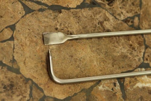 Super Skewer 1 Pack of 2 30" Tandoori Bread Tools (one Scraper and one Hook) – 5/16” Round - Free Standard Shipping in USA