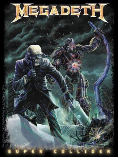 Licenses Products Megadeth Super Collider 2 Sticker