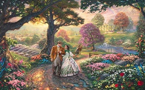 Thomas Kinkade WB Movie Classics Gone with the Wind 1000 Piece Puzzle