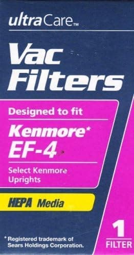 Ultracare HEPA Vacuum Filter Designed To Fit Kenmore EF-4, 31701, and 31702