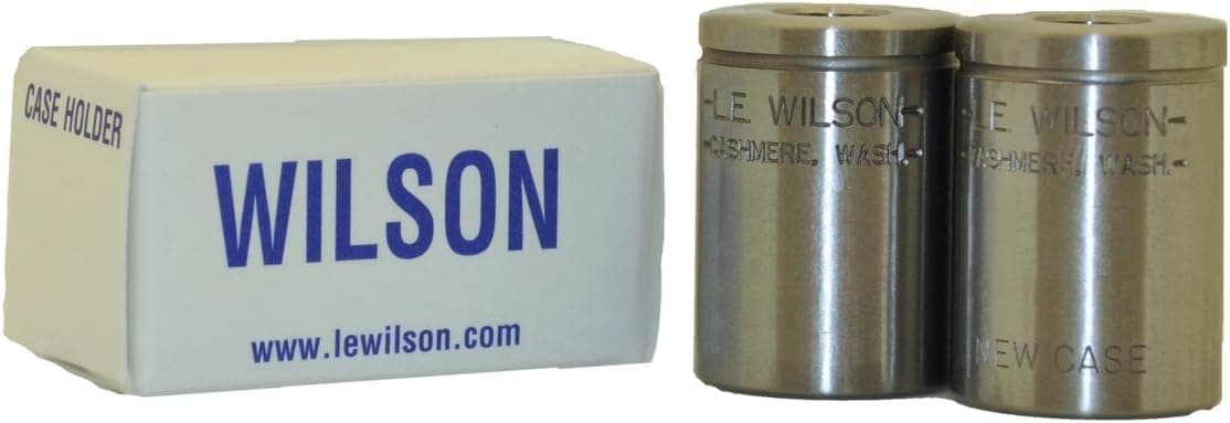 L.E. Wilson BCH-308WIN Case Holder for 243 Winchester/308 Trimmer, Fired & New Included, Polished Steel