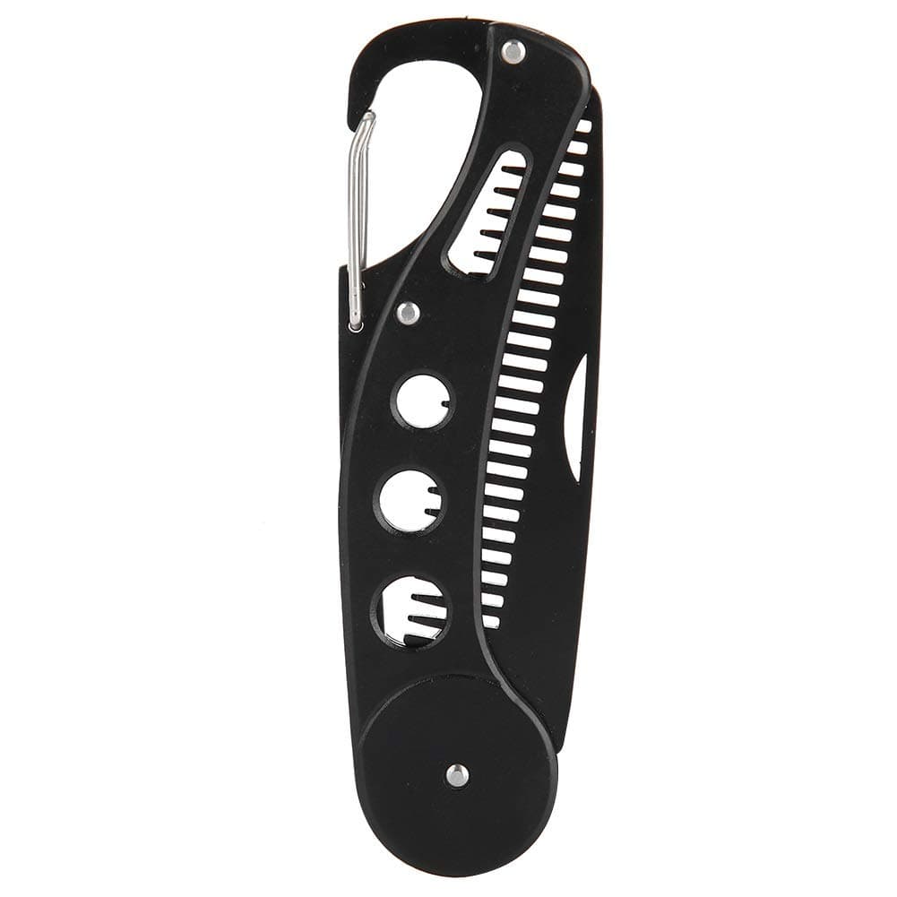 KSTEE Comb Keychain, Stainless Steel Beard Comb Folding for Men Beard Mustache Styling Comb Folding Comb