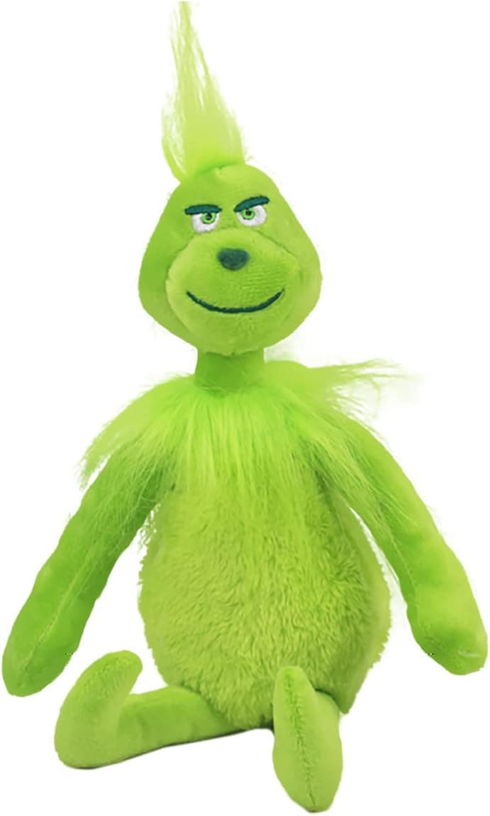 LXSLFY Christmas Plush Doll 12" Green Monster Doll,Suitable for Christmas Decorations/Gifts