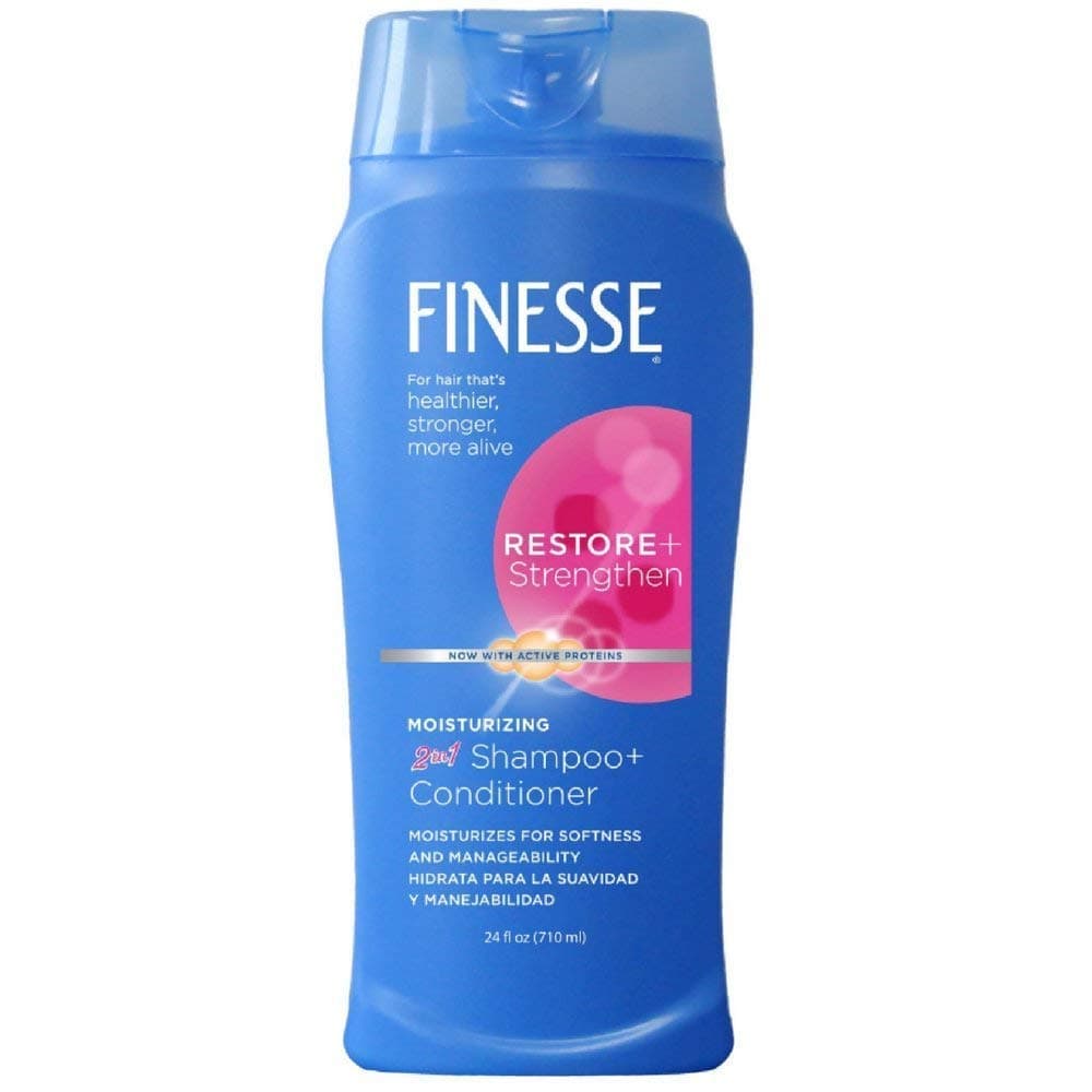 Finesse 2 in 1 Restore + Strengthen, Moisturizing Shampoo and Conditioner 24 oz