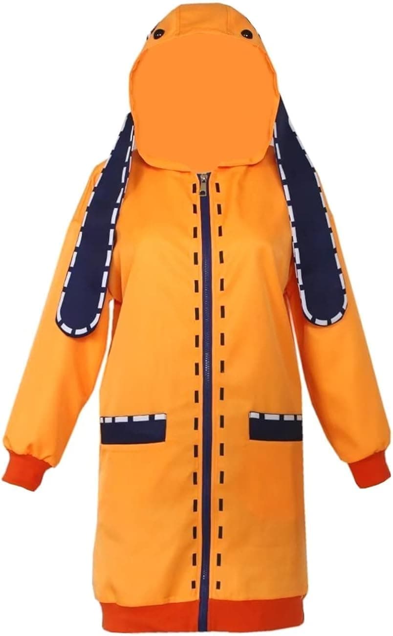 Anime Orange Rabbit Coats Costume Hoodies Jacket Halloween Cosplay Outwear