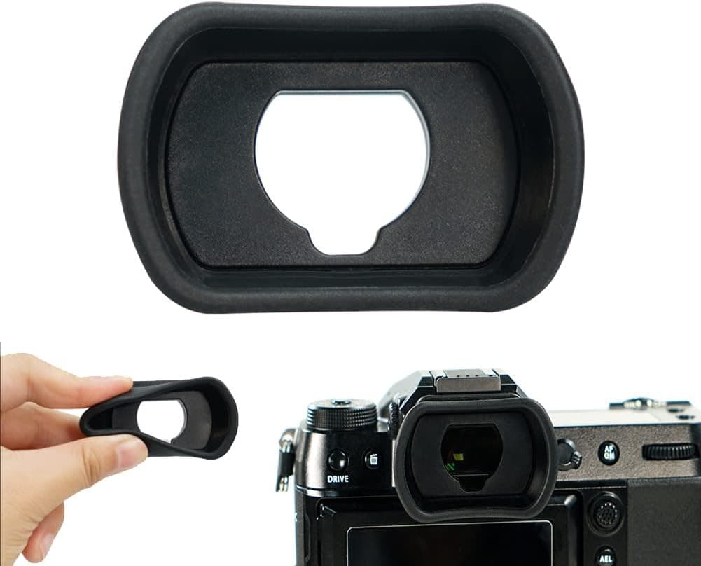 1pcs Exypiece for Fuji Fujifilm EC-XT L Eyecup Eyepiece Viewfinder Eye Cup ABS Compatible with Fuji Fujifilm X-T3 X-T4 X-T2 X-T1 X-H1 GFX 100 GFX 100S GFX 50S