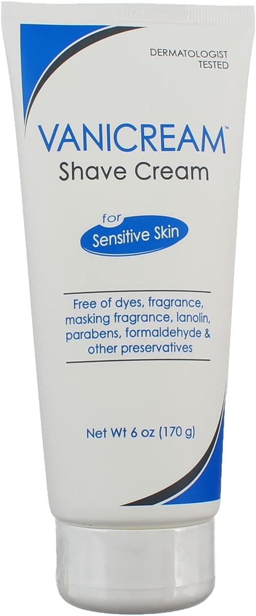 Vanicream Shave Cream For Sensitive Skin 6 oz (Pack of 6)