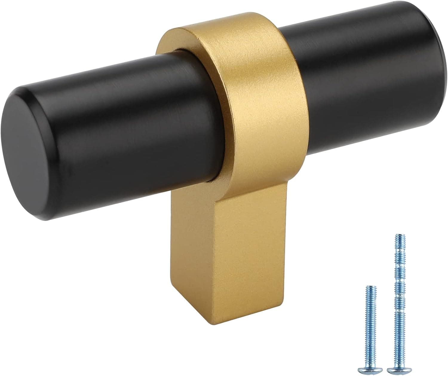 Peaha 10Pack Gold Cabinet Handles Brushed Brass Drawer knobs Gold Kitchen Cabinet Handles Gold Knobs for Dresser Drawers