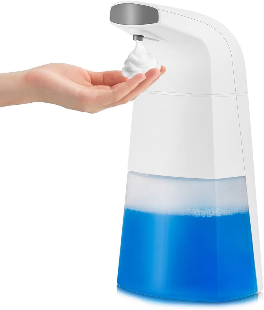Automatic Soap Dispenser, Automatic Hand Sanitizer Dispenser Touchless, Foaming Soap Dispenser 300ml for Kitchen and Bathroom