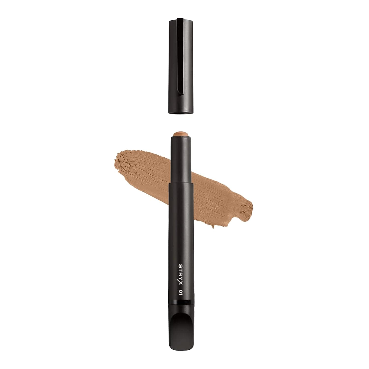 Stryx Concealer Pen Tool for Men, Medium Mahogany - Natural Pigments Hides Imperfections, Acne, Razor Burns, Scars, & Rosacea - Highly Adaptable Shades for Easy, Undetectable Coverage - All Skin Tones