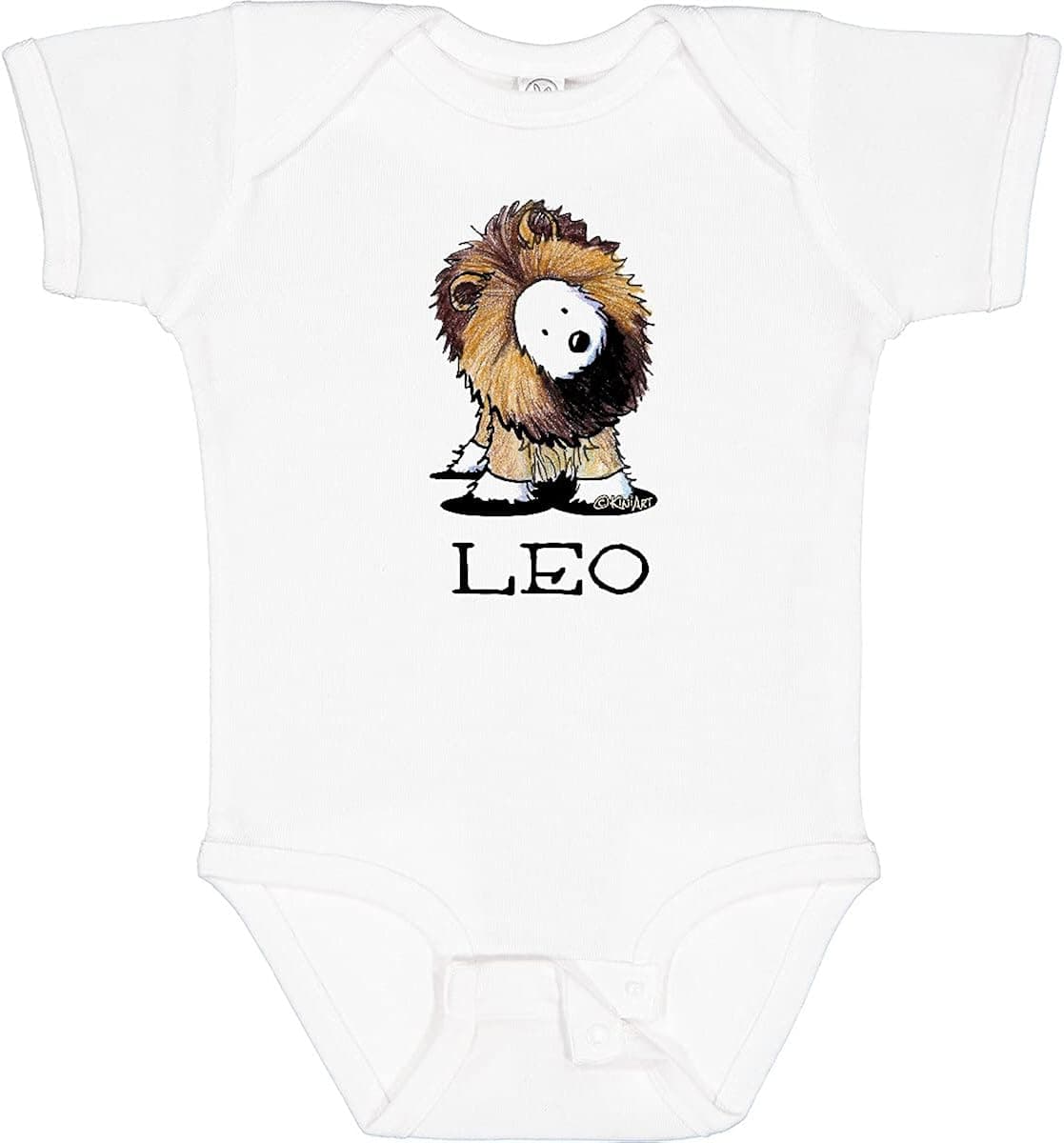 inktastic LEO Lion Westie Baby Bodysuit - KiniArt