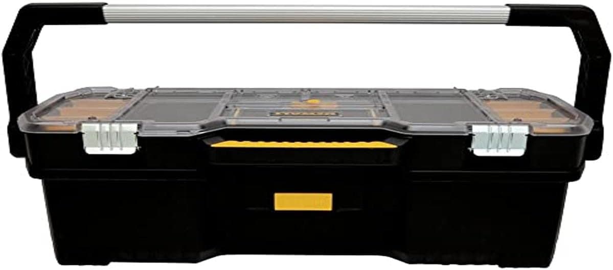 DEWALT Tote & Organizer Box With Dividers (DWST24075) Black