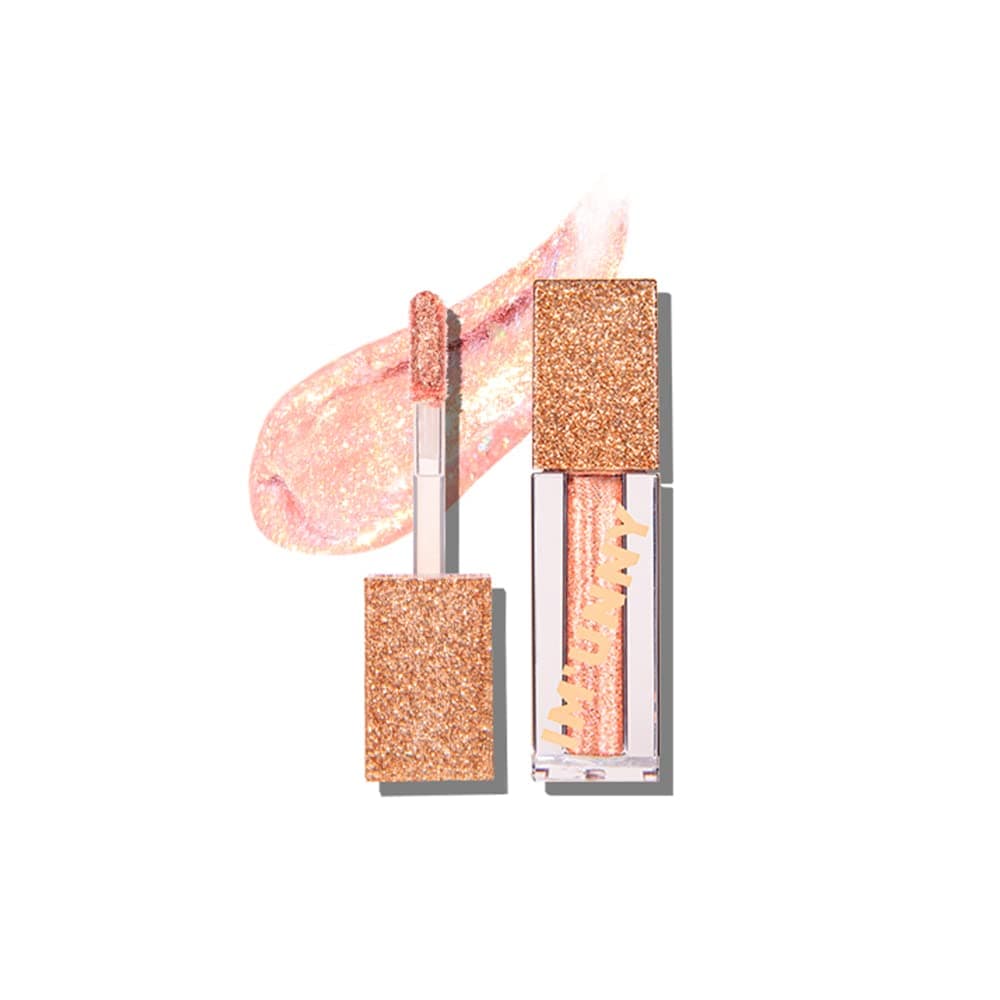 IM UNNY Dazzling Liquid Glitter | Sparkling Eyeshadow with Shimmer Finish Eye Gloss | Long Lasting and Quick Fixing | K-beauty (02 PUNCH SPARKLING)