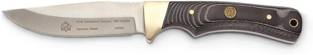 Puma SGB Deadwood Canyon Micarta Hunting Knife with Nylon Sheath