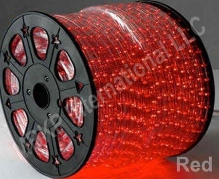 RED 12 V Volts DC LED Rope Lights Auto Lighting 25 Meters(82 Feet)
