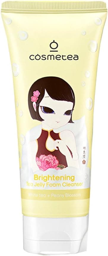 COSMETEA Tea Jelly Foam Cleanser 120ml (Yellow Brightening)