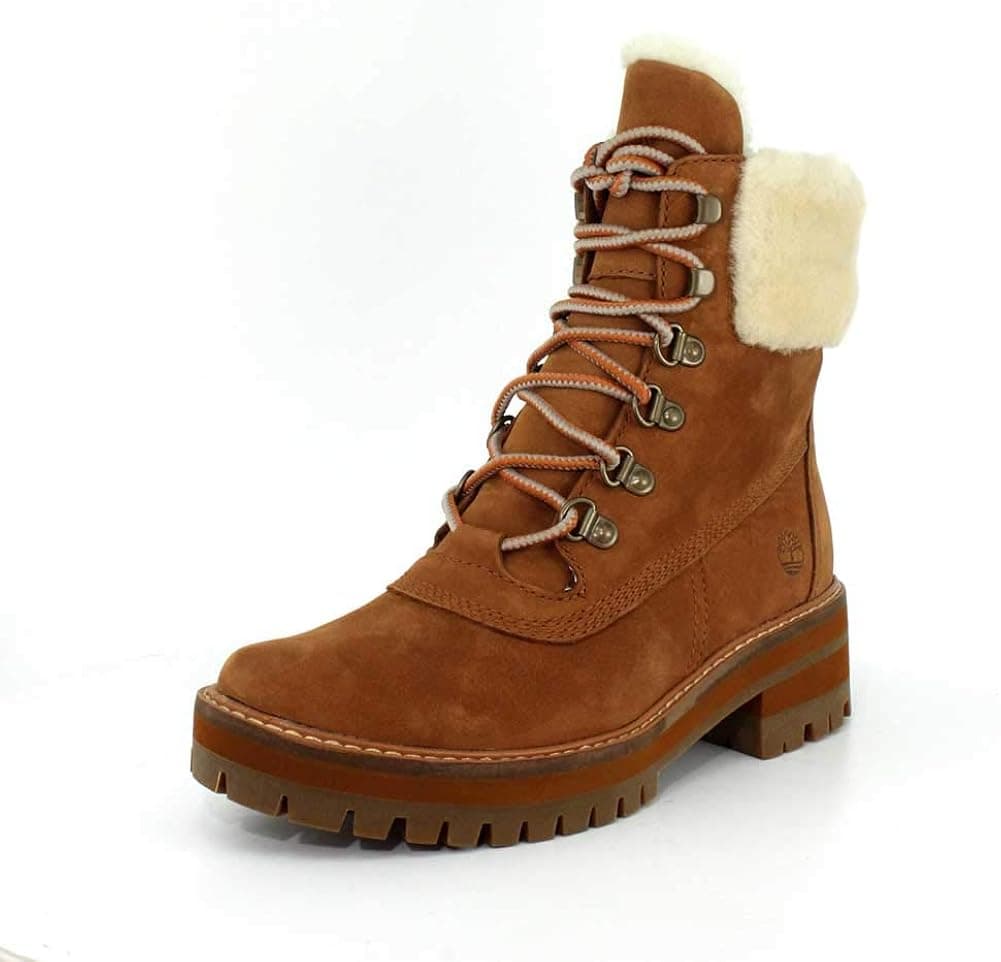Timberland Womens Courmayeur Valley Shearling-Lined Boot