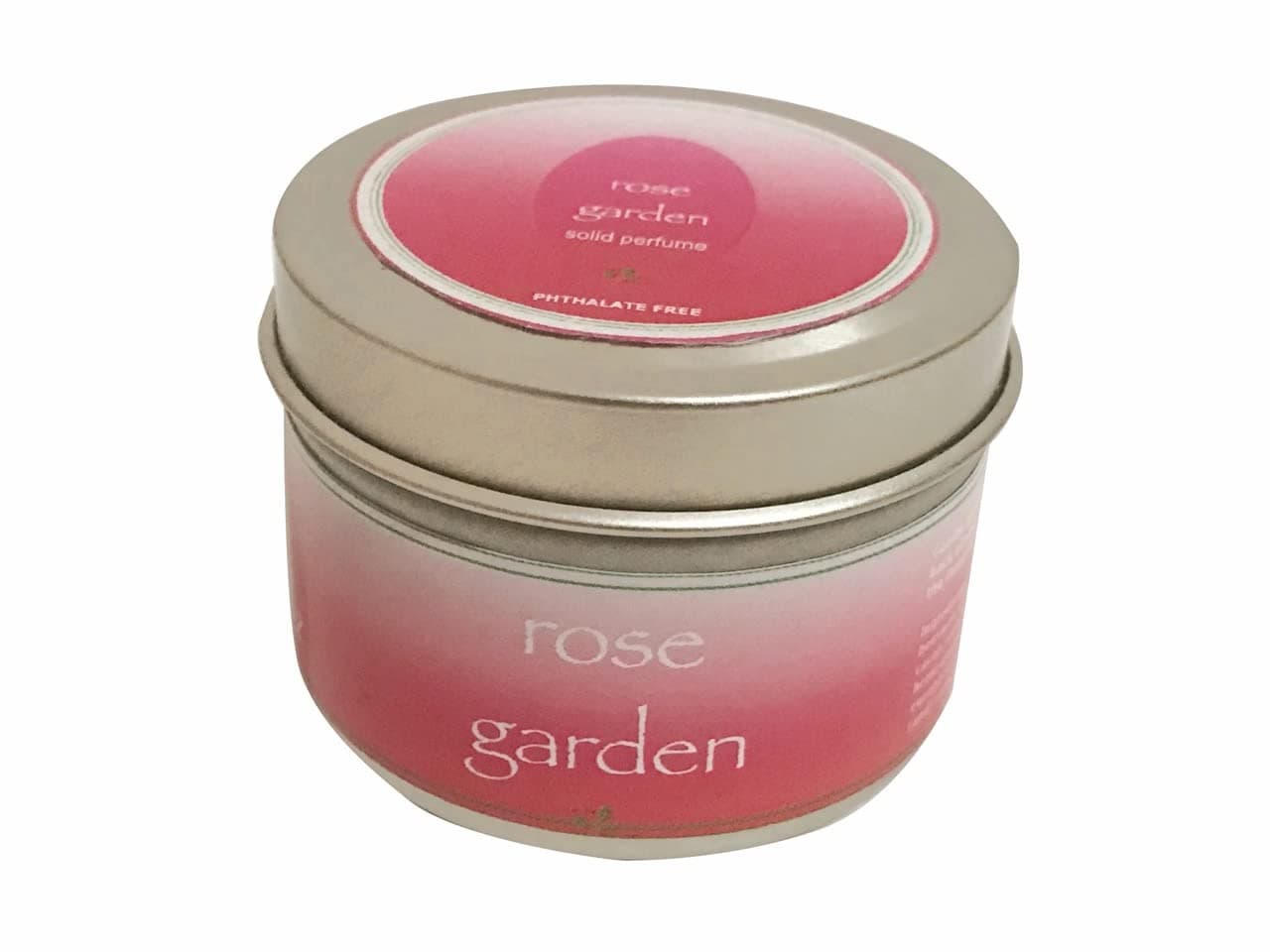 Ladybug Soap Company Rose Garden Natural Solid Perfume (Rose Garden, 2 oz tin jar)