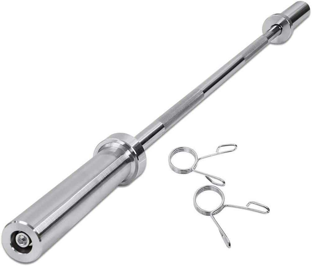 PSKOO Bench Bar - 5Ft Bench Press Bar 175lb Capacity Bar Bell Set Barbell Olympic Breach Bar Light Barbell Bar 5Ft Olympic Barbell - 2 inch