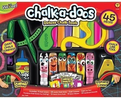 Weveel Chalk-a-doos Deluxe Chalk Tools 45 Piecesw