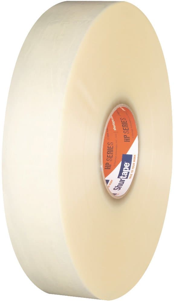 Shurtape HP 200 Production Grade Hot Melt Packaging Tape, 48mm x 914m, Clear, Case of 6 Rolls (208492)