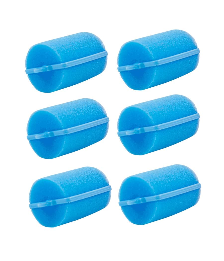 Large Color Foam Sponge Hair Rollers 6PC