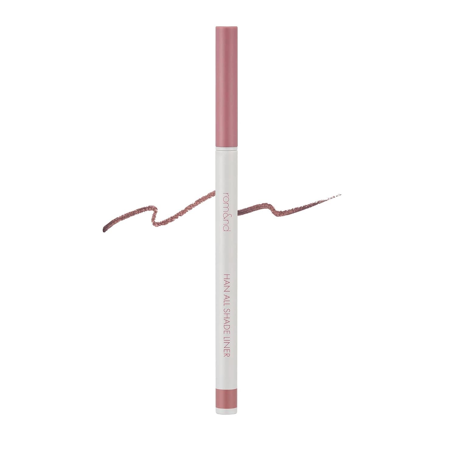 rom&nd Han All Shade Liner 04 COATED ROSY, Eye Liner Pencil, Smudge Free, Long Lasting, Highly Pigmented, Natural Shadow Color, Smooth Formula, Easy Application, Daily Eye Makeup