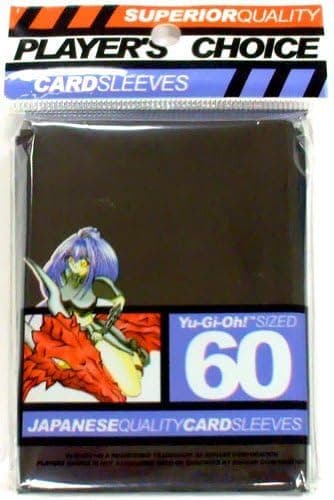 Player's Choice Yu-Gi-Oh! Black Sleeves (Pack of 60) - Designed for Smaller Gaming CCGs - Deck Protectors - Ideal for YuGiOh!