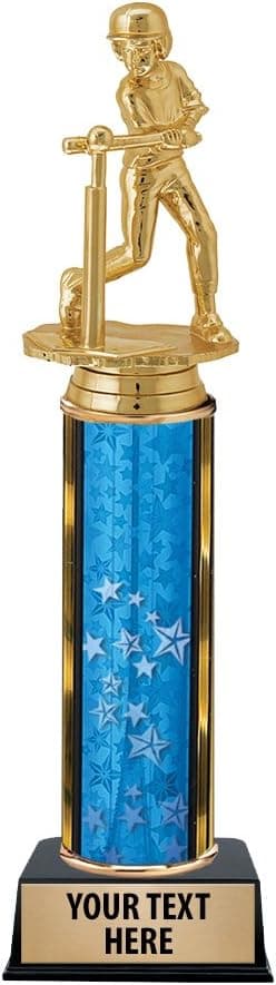 Crown Awards 10.25" T-Ball Trophies - Boys T-Ball Trophy with Customized Text Prime