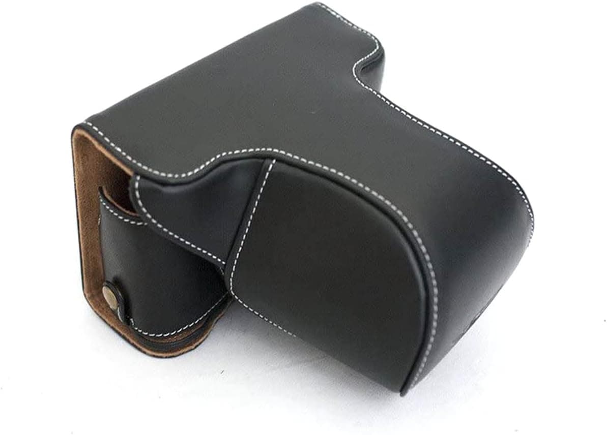 Handmade Genuine real Leather Full Camera Case bag cover for FUJIFILM X-E2 X-E1 XE2 XE1 Bottom opening Black color