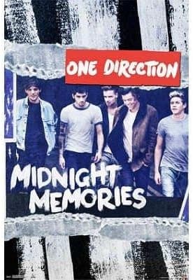 One Direction Midnight Memories Poster 22 x 34in