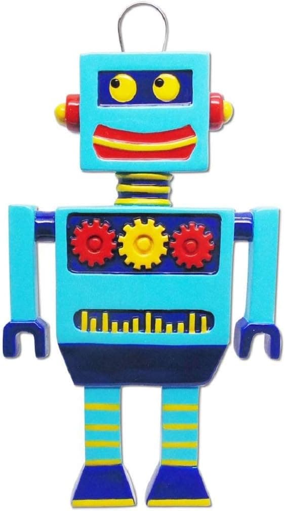 Robot Personalized Christmas Ornament