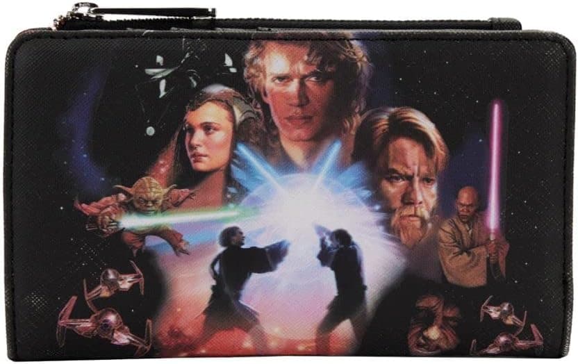 Loungefly Star Wars Trilogy 2 Flap Wallet Star Wars One Size