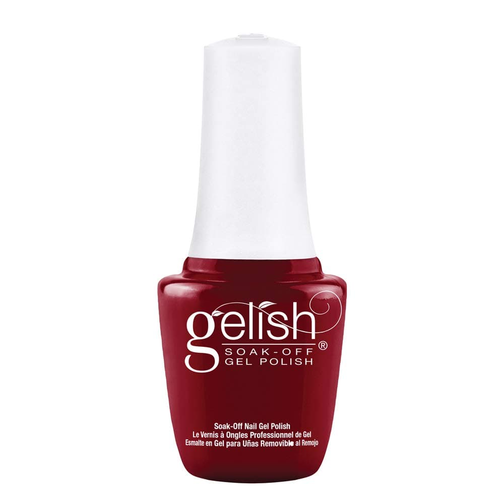 Gelish MINI Man Of The Moment Soak-Off Gel Polish, Red Gel Nail Polish, Red Nail Colors, 0.3 oz