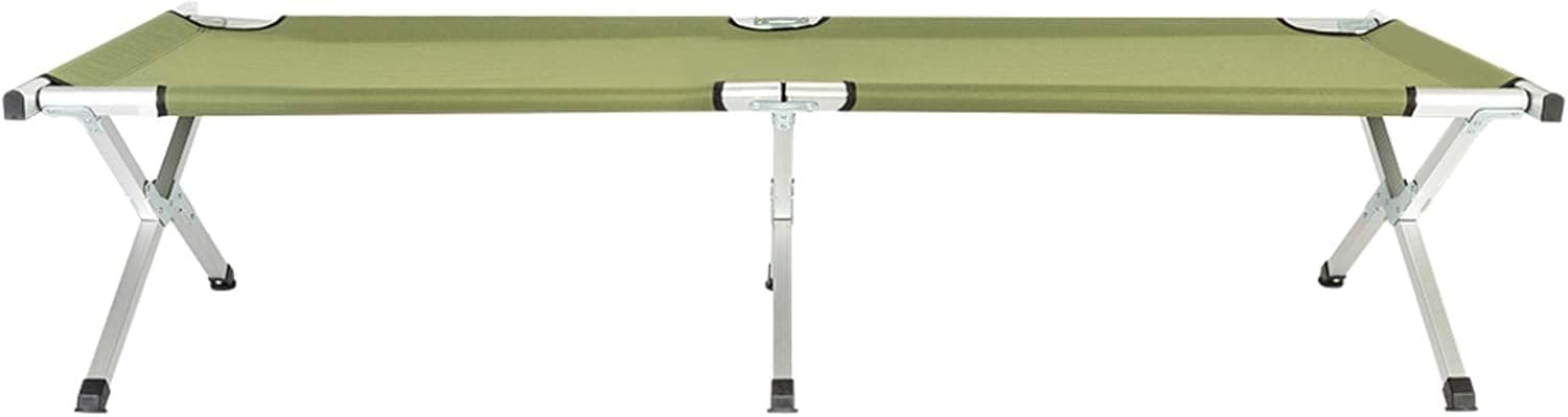 Bysesion GT1-JL Portable Folding Camping Cot with Carrying Bag Army Green
