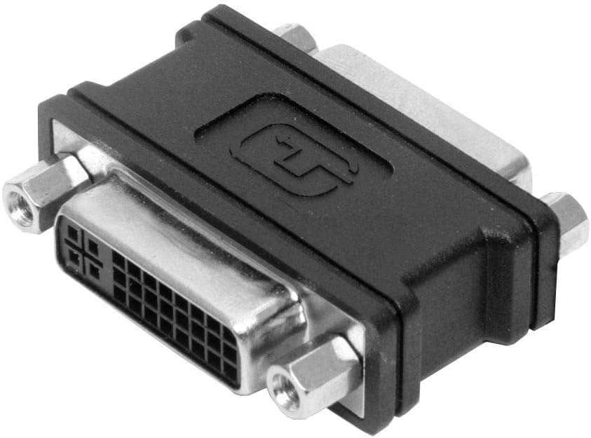 Traodin DVI Coupler Female to Female Gender Changer Bulkhead Mount Adapter,1pack DVI Adapter Play The Role of Signal Extension or Cable Extension