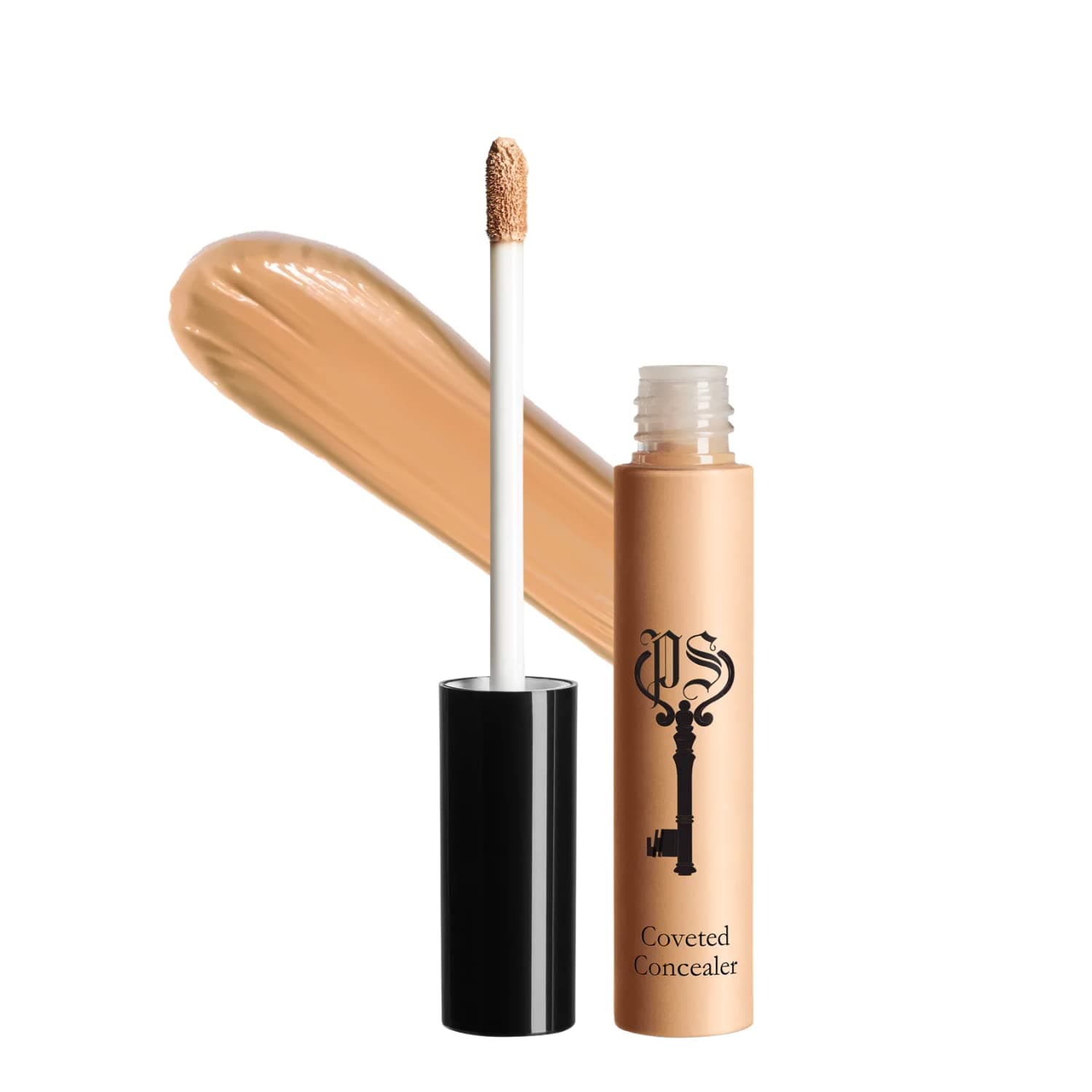 Private Society Cosmetics Luxury Beauty Products - Liquid Lightweight Coveted Concealer - Buildable Light To Medium Brightening Coverage - Long Wearing Primer Infused Hydrating Contour Makeup - Honey